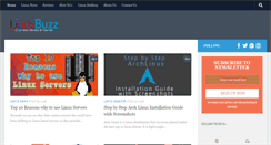 Desktop Screenshot of linuxbuzz.com